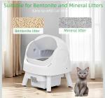 Self-Cleaning Litter Box with Mat and Trash Bag