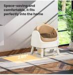 Self-Cleaning Litter Box with Mat and Trash Bag