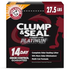 ARM & HAMMER Clump & Seal Platinum Cat Litter