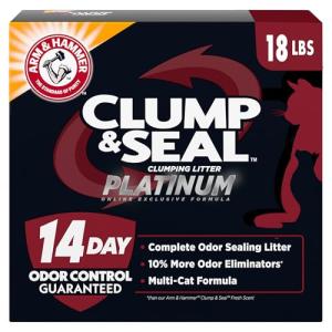 ARM & Hammer Clump & Seal Platinum Cat Litter