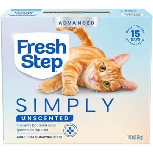 Fresh Step Simply Unscented Multi Cat Litter 18.5 lb