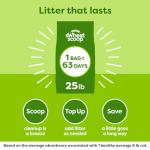 sWheat Scoop Natural Wheat Multi-Cat Litter 25 lbs