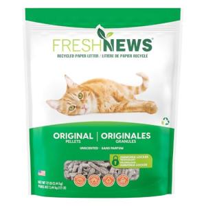 Fresh News Recycled Paper Cat Litter, 12 Pound
