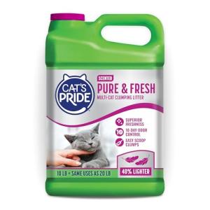 Cat's Pride Lightweight Clumping Cat Litter, 10 lbs
