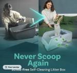 Purrtek Self-Cleaning Cat Litter Box with Sensors