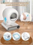 Self-Cleaning Cat Litter Box with App Control