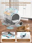 Self-Cleaning Cat Litter Box with App Control