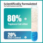 Tapioca Cat Litter - Odor Control & Dust Free