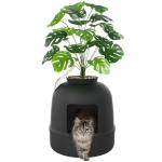 Lifewit Hidden Litter Box with Faux Plant