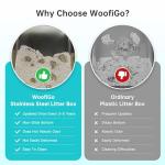 XL Stainless Steel Enclosed Cat Litter Box