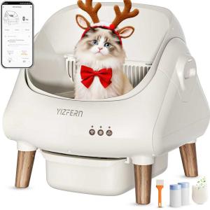 Automatic Self-Cleaning Litter Box for Cats