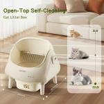 Automatic Self-Cleaning Litter Box for Cats