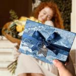 Diamond and Moissanite Pendant Necklace on 17" Chain