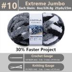 Cozyful Jumbo Chunky Hand Knitting Yarn Collection