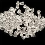 Silicone Earring Backs Soft Clear Ear Safety Pads