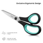 8" Heavy Duty Scissors - 3-Pack Set