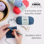 Caron All Day Cotton Yarn 3 Pack - Black