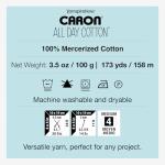 Caron All Day Cotton Yarn 3 Pack - Black