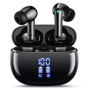 HUIFU Bluetooth Earbuds with 40H Playtime and Mic