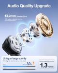 HUIFU Bluetooth Earbuds with 40H Playtime and Mic