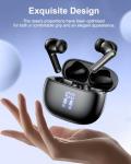 HUIFU Bluetooth Earbuds with 40H Playtime and Mic
