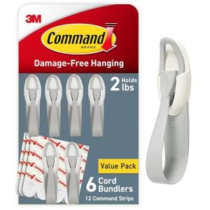 Command Cord Bundlers for Easy Cable Organization