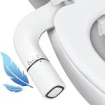 BIGCOW Ultra-Slim Toilet Bidet Attachment - Black