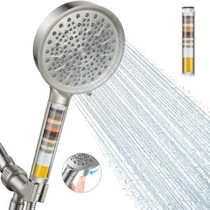 Cobbe Shower Head with Handheld & 6 Spray Modes