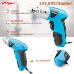 Hi-Spec 27pc Cordless Electric Screwdriver Set