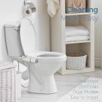 BIGCOW Ultra-Slim Toilet Bidet Attachment - Black