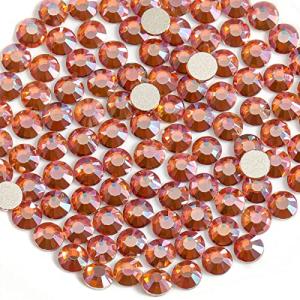 1440 Flat Back Amber Crystal Rhinestones Gems