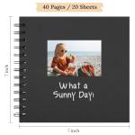 7x7 Inch DIY Hardcover Scrapbook Album for Memories