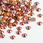 1440 Flat Back Amber Crystal Rhinestones Gems