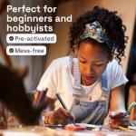 ARTISTRO 5 Black Acrylic Paint Pens Set