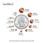 1440 Flat Back Amber Crystal Rhinestones Gems