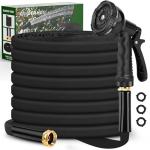 100ft Flexible Garden Hose with 10-Function Nozzle