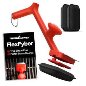 Thermowave Bristle-Free Grill Brush with 3 Heads