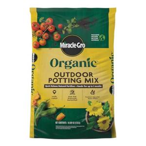 Miracle-Gro Organic Potting Mix for Outdoor Plants