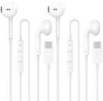 USB C Wired Headphones for iPhone - 2 Pack