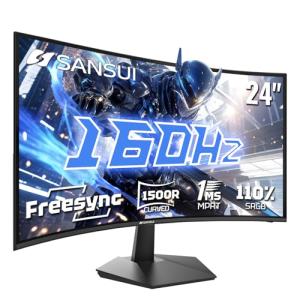 SANSUI 24" 160Hz Curved Gaming Monitor