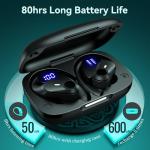 Wireless Active Noise Cancelling Earbuds with 80H Playtime