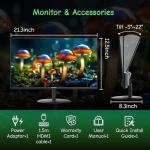 SANSUI 24" FHD Eye Care Computer Monitor