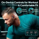 Wireless Active Noise Cancelling Earbuds with 80H Playtime