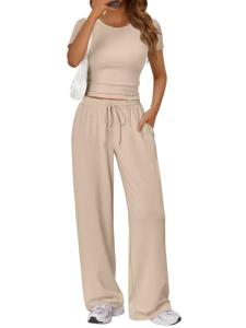 Chic Queen Women's Petite Two-Piece Lounge Set