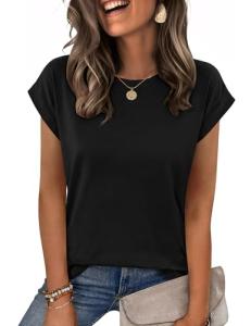 Zeagoo Women’s Casual Round Neck Summer Tops