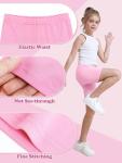 Girls Bike Shorts for Dance and Cartwheels - 6 Pack