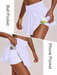 Women's Tummy Control Tennis Skirt with Shorts