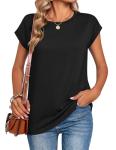 Zeagoo Women’s Casual Round Neck Summer Tops