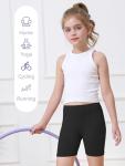 Girls Bike Shorts for Dance and Cartwheels - 6 Pack