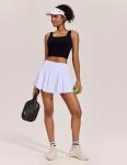 Women's Tummy Control Tennis Skirt with Shorts